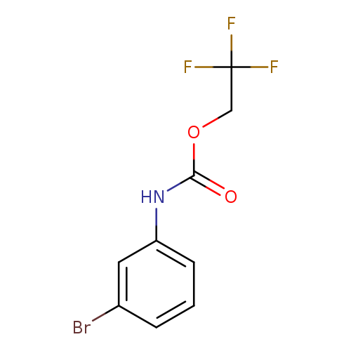 2,2,2-trifluoroethyl N-(3-bromophenyl)carbamate