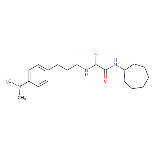 N'-cycloheptyl-N-{3-[4-(dimethylamino)phenyl]propyl}ethanediamide