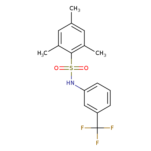 Benzenesulfonamide, 2,4,6-trimethyl-N-[3-(trifluoromethyl)phenyl]-