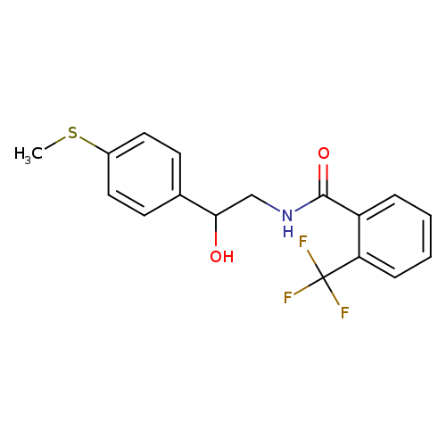N-{2-hydroxy-2-[4-(methylsulfanyl)phenyl]ethyl}-2-(trifluoromethyl)benzamide