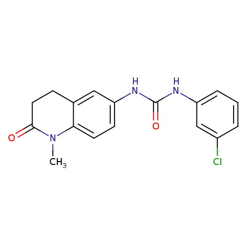 1-(3-chlorophenyl)-3-(1-methyl-2-oxo-1,2,3,4-tetrahydroquinolin-6-yl)urea