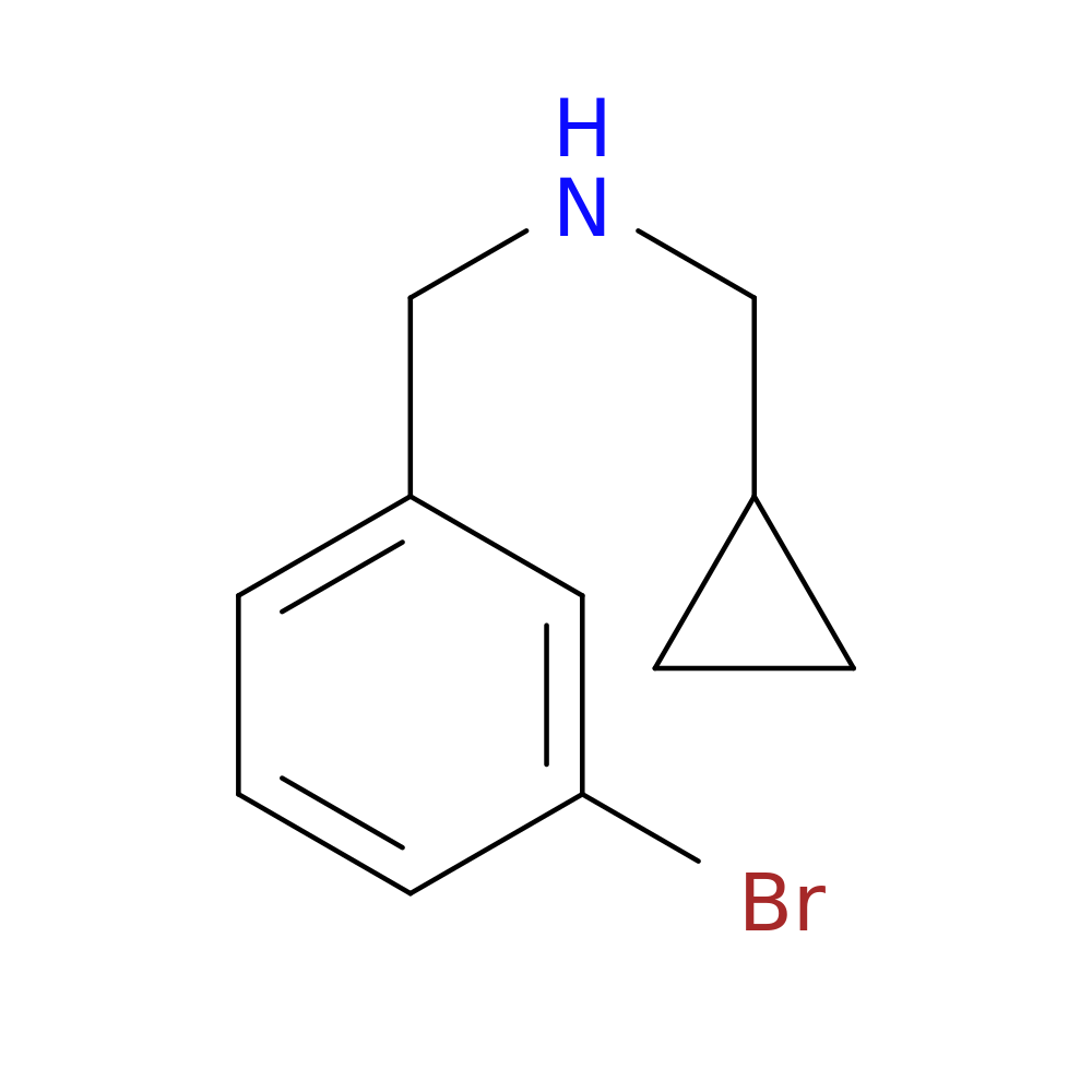 [(3-bromophenyl)methyl](cyclopropylmethyl)amine