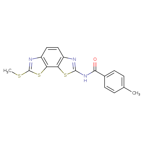 4-methyl-N-[11-(methylsulfanyl)-3,12-dithia-5,10-diazatricyclo[7.3.0.0^{2,6}]dodeca-1(9),2(6),4,7,10-pentaen-4-yl]benzamide