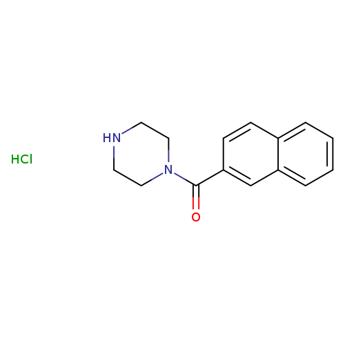 1-(naphthalene-2-carbonyl)piperazine hydrochloride