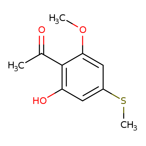 1-[2-hydroxy-6-methoxy-4-(methylsulfanyl)phenyl]ethan-1-one
