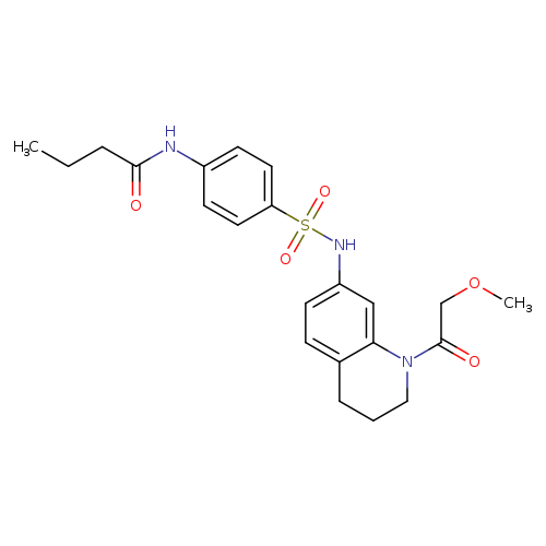 N-(4-{[1-(2-methoxyacetyl)-1,2,3,4-tetrahydroquinolin-7-yl]sulfamoyl}phenyl)butanamide