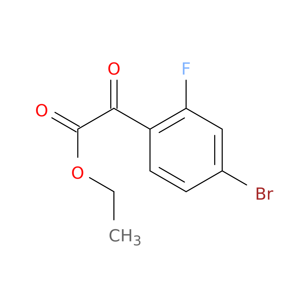 Ethyl 4-bromo-2-fluorobenzoylformate