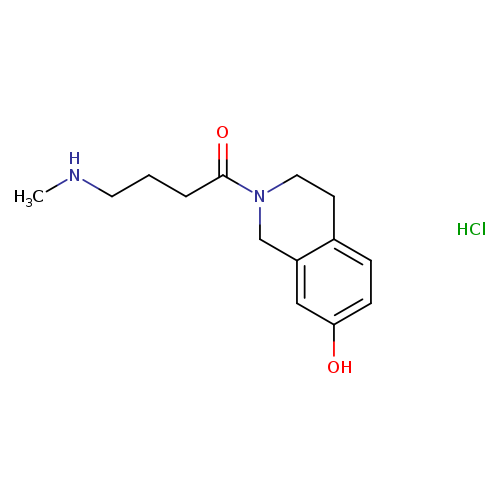 1-(7-hydroxy-1,2,3,4-tetrahydroisoquinolin-2-yl)-4-(methylamino)butan-1-one hydrochloride