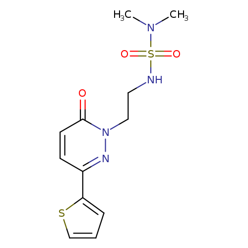 2-{2-[(dimethylsulfamoyl)amino]ethyl}-6-(thiophen-2-yl)-2,3-dihydropyridazin-3-one