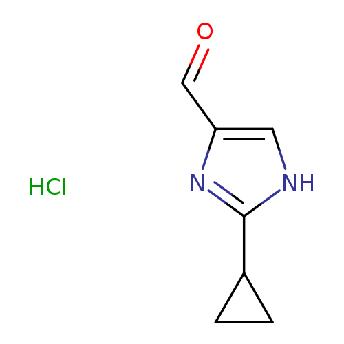 2-cyclopropyl-1H-imidazole-4-carbaldehyde hydrochloride