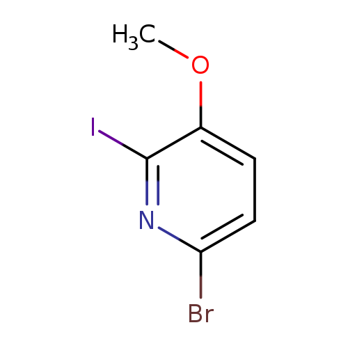 6-Bromo-2-iodo-3-methoxypyridine