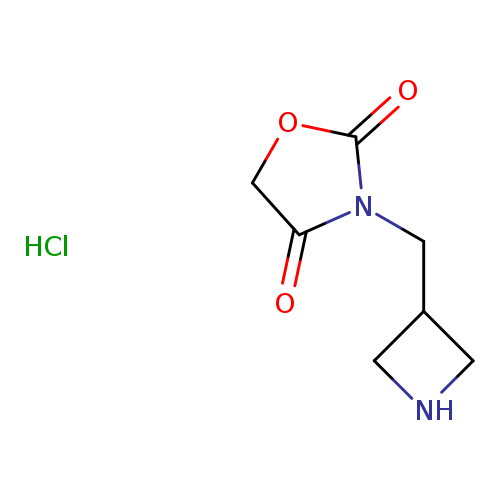 3-(AZETIDIN-3-YLMETHYL)OXAZOLIDINE-2,4-DIONE HYDROCHLORIDE