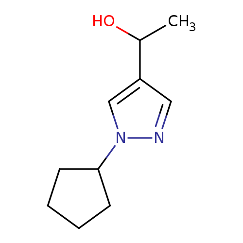 1-(1-cyclopentyl-1H-pyrazol-4-yl)ethan-1-ol