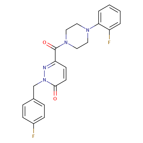 2-[(4-fluorophenyl)methyl]-6-[4-(2-fluorophenyl)piperazine-1-carbonyl]-2,3-dihydropyridazin-3-one
