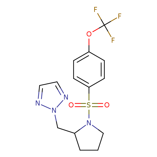 2-({1-[4-(trifluoromethoxy)benzenesulfonyl]pyrrolidin-2-yl}methyl)-2H-1,2,3-triazole