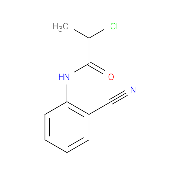 2-chloro-N-(2-cyanophenyl)propanamide