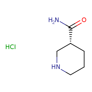 3-Piperidinecarboxamide, hydrochloride (1:1), (3R)-
