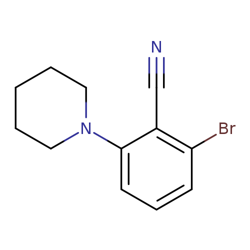 2-Bromo-6-piperidinobenzonitrile