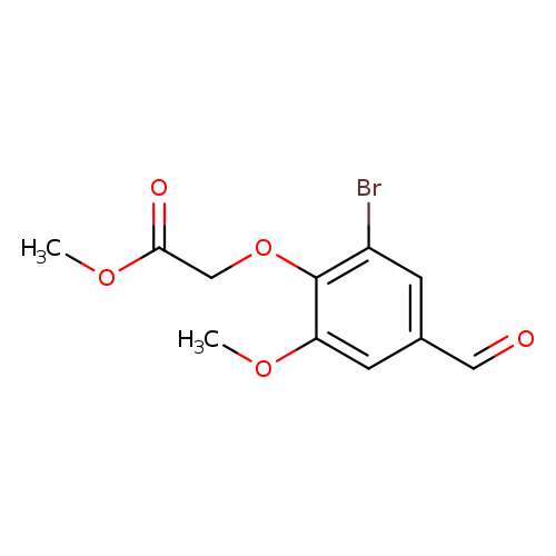 methyl (2-bromo-4-formyl-6-methoxyphenoxy)acetate
