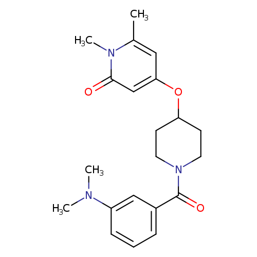 4-({1-[3-(dimethylamino)benzoyl]piperidin-4-yl}oxy)-1,6-dimethyl-1,2-dihydropyridin-2-one