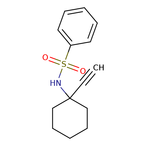 N-(1-ethynylcyclohexyl)benzenesulfonamide