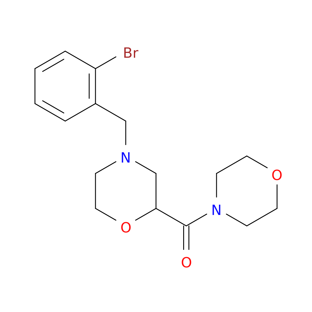 4-[(2-bromophenyl)methyl]-2-(morpholine-4-carbonyl)morpholine