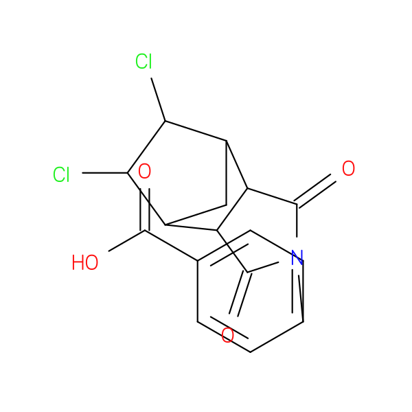 4-(5,6-Dichloro-1,3-dioxooctahydro-2h-4,7-methanoisoindol-2-yl)benzoic acid