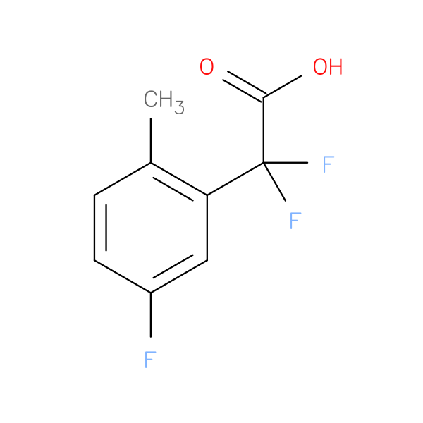 2,2-difluoro-2-(5-fluoro-2-methylphenyl)acetic acid