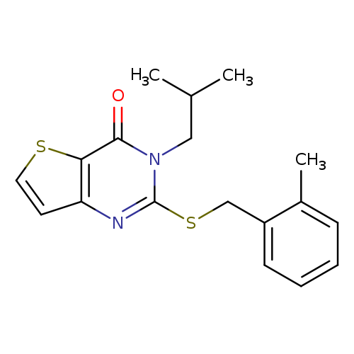 2-{[(2-methylphenyl)methyl]sulfanyl}-3-(2-methylpropyl)-3H,4H-thieno[3,2-d]pyrimidin-4-one