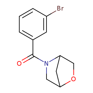 5-(3-bromobenzoyl)-2-oxa-5-azabicyclo[2.2.1]heptane