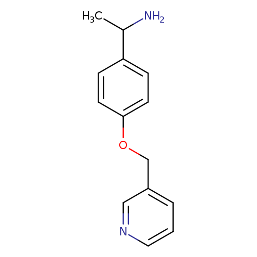1-[4-(Pyridin-3-ylmethoxy)phenyl]ethanamine