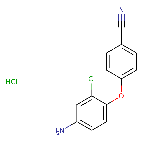 4-(4-amino-2-chlorophenoxy)benzonitrile hydrochloride