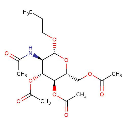Propyl 2-acetamido-3,4,6-tri-O-acetyl-2-deoxy-b-D-glucopyranoside