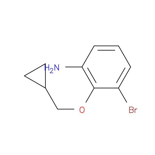 3-Bromo-2-(cyclopropylmethoxy)aniline