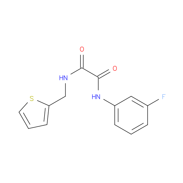 N'-(3-fluorophenyl)-N-[(thiophen-2-yl)methyl]ethanediamide