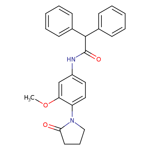 N-[3-methoxy-4-(2-oxopyrrolidin-1-yl)phenyl]-2,2-diphenylacetamide
