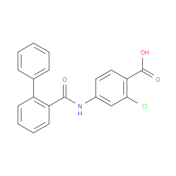 Benzoic acid, 4-[([1,1'-biphenyl]-2-ylcarbonyl)amino]-2-chloro-