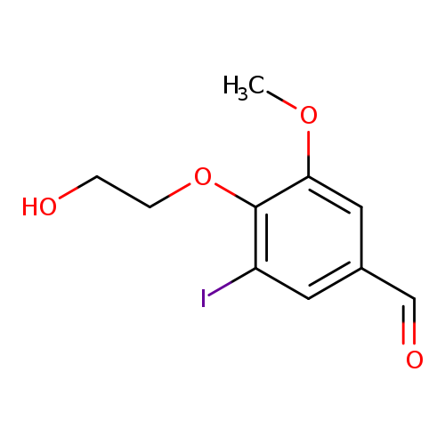Benzaldehyde, 4-(2-hydroxyethoxy)-3-iodo-5-methoxy-