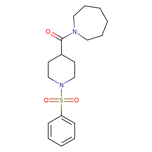 1-[1-(benzenesulfonyl)piperidine-4-carbonyl]azepane