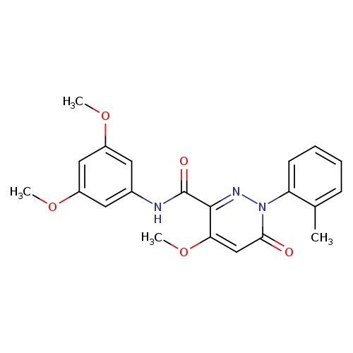 N-(3,5-dimethoxyphenyl)-4-methoxy-1-(2-methylphenyl)-6-oxo-1,6-dihydropyridazine-3-carboxamide