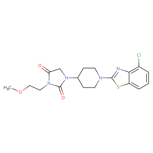 1-[1-(4-chloro-1,3-benzothiazol-2-yl)piperidin-4-yl]-3-(2-methoxyethyl)imidazolidine-2,4-dione