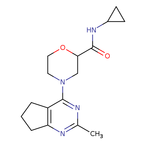 N-cyclopropyl-4-{2-methyl-5H,6H,7H-cyclopenta[d]pyrimidin-4-yl}morpholine-2-carboxamide