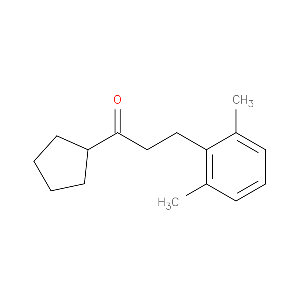Cyclopentyl 2-(2,6-dimethylphenyl)ethyl ketone