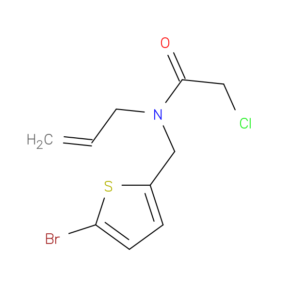 N-[(5-bromothiophen-2-yl)methyl]-2-chloro-N-(prop-2-en-1-yl)acetamide