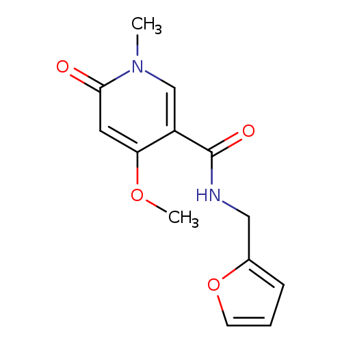 N-[(furan-2-yl)methyl]-4-methoxy-1-methyl-6-oxo-1,6-dihydropyridine-3-carboxamide