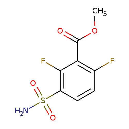 methyl 2,6-difluoro-3-sulfamoylbenzoate