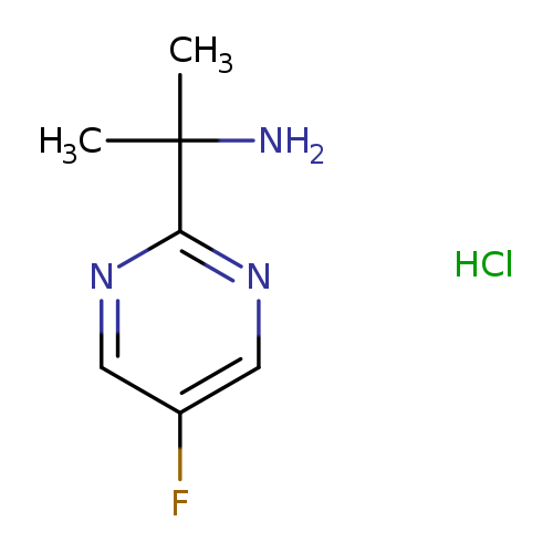 2-(5-fluoropyrimidin-2-yl)propan-2-amine hydrochloride