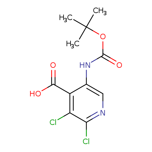 5-{[(tert-butoxy)carbonyl]amino}-2,3-dichloropyridine-4-carboxylic acid