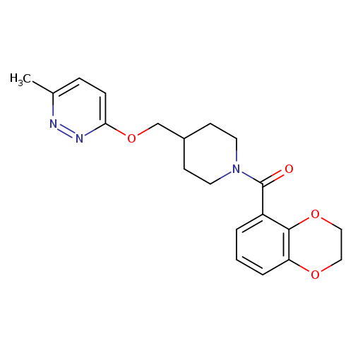 3-{[1-(2,3-dihydro-1,4-benzodioxine-5-carbonyl)piperidin-4-yl]methoxy}-6-methylpyridazine