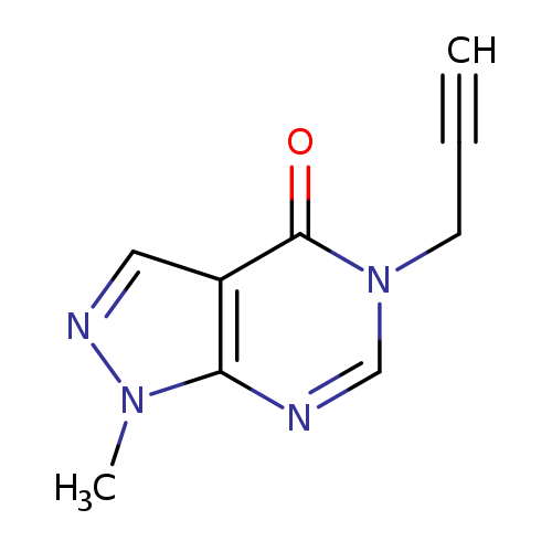 1-methyl-5-(prop-2-yn-1-yl)-1H,4H,5H-pyrazolo[3,4-d]pyrimidin-4-one